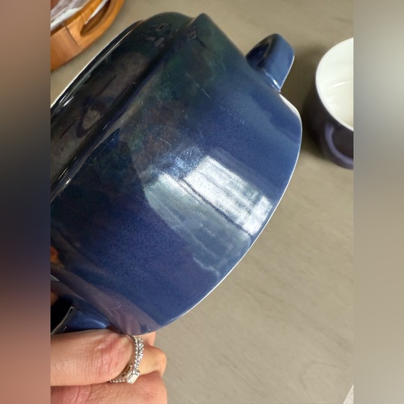 Mikasa Gourmet Basics Ombre Soup Bowls 5.25"x3.25" Small Bowl Crocks Purple Blue - Picture 13 of 13